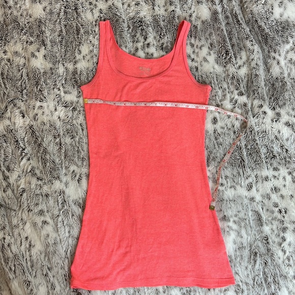 Mossimo Coral Ribbed Tank Size S/P - Picture 6 of 6